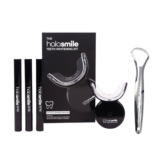 The Teeth Whitening Device + The Tongue Scraper