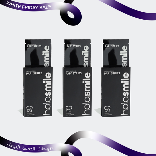 باقة ٣ - لصقات تبييض الأسنان